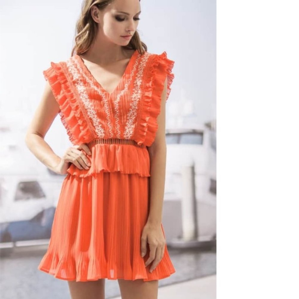 Moon River Pleated Dress